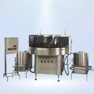 image of shiv machinery's rotary bottle washing machine