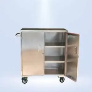 SS Enclosed Distribution Trolley For Sterile Goods
